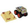 Metalinis Monster Truck automobilis su rampu