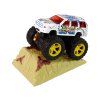 Metalinis Monster Truck automobilis su rampu