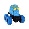 Triceratops automobiliukas su trinties pavarą mėlynas