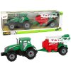 Traktor s postřikovačem třecí pohon zelený