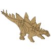 Dřevěné 3D puzzle Stegosaurus 41 dílků