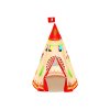 Indiánský stan Teepee pro děti 160 cm x 105 cm krémový