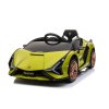 Dětské elektrické auto Lamborghini Sián zelené (6)