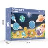 Sada akvarelových fixů a puzzle Vesmírná série5