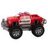 Policijos pikapas raudonas