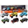 Sada kovových terénních autíček 1:64 6 kusů