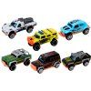 Kovinių visureigių automobilių rinkinys 1:64, 6 vnt.
