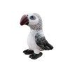 Pliušinis papūga 20 cm pilkas
