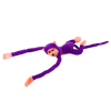 Pliušinė beždžionė su garso efektais 80 cm violetinė