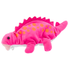 Pliušinis dinozauras dėklas pakabukas rožinis