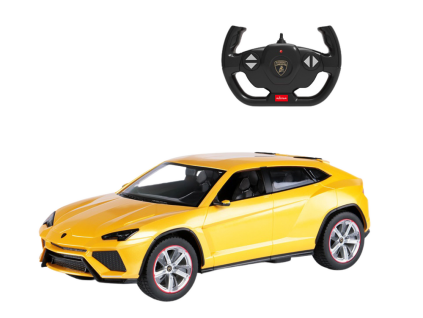 RC auto Rastar 1:14 Lamborghini Urus dzeltenā