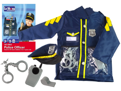 Dětský kostým na karneval policista1
