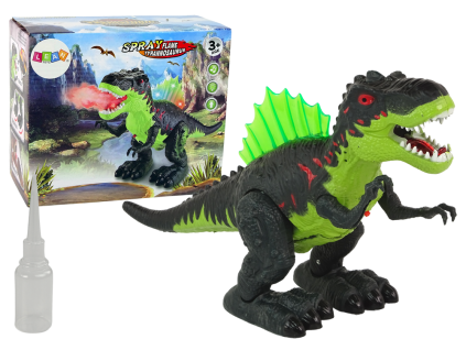 Dinosaurus chrlící páru zelený