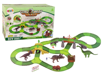 Dráha pro dinosaury s 270 prvky a příslušenstvím