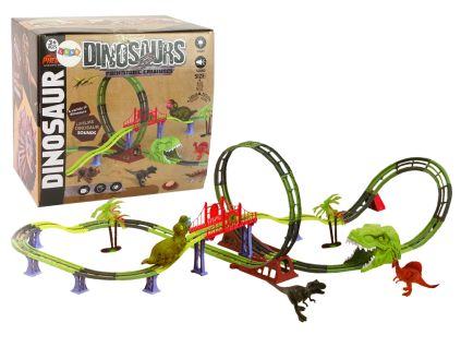 Dinosauří dráha se zvukem a světlem