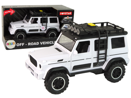 Terénní auto s efekty 1:14 bílé