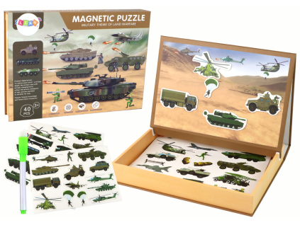 Vzdělávací magnetické puzzle