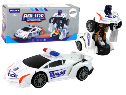 AutoRobot Policista 2v1 bílý
