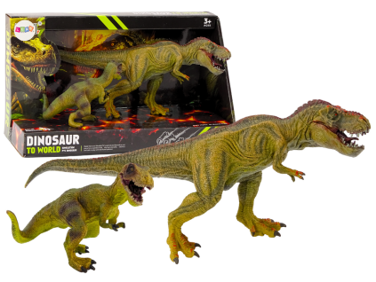 Figurky dinosaurů Tyranosaurus s mládětem sada 2 ks