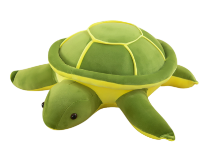 Plyšová hračka želva zelená 45 cm