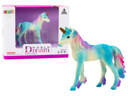 Sběratelská figurka malý jednorožec modrý 8 cm