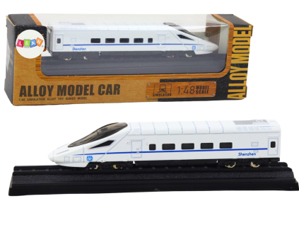 Sběratelský model vlaku 1:48 bílý