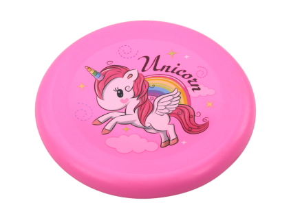 Létající disk Frisbee jednorožec růžový