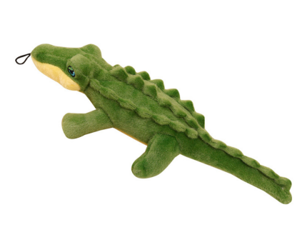Pískací plyšový krokodýl 30 cm