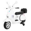 Dětský elektrický skútr Vespa bílý