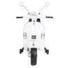 Dětský elektrický skútr Vespa bílý 2
