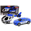 Policejní vozidla auto a vrtulník1