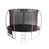Zahradní trampolína 426 cm černo růžová4
