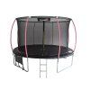 Zahradní trampolína 426 cm černo růžová1