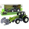 Zaļais traktors ar krokodila tipa lāpstu