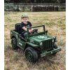 Dětský elektrický vojenský Jeep Willys 4x4 (1)