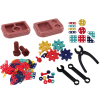 3D konstrukční puzzle v krabičce DIY s vrtačkou