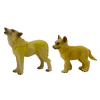 Figurky dospělý vlk 9 cm a mládě vlka 6,5 cm