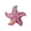 Pliša zvaigzne spilvens 20 cm violeta