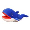 Plyšový maňásek velryba 30 cm modrá