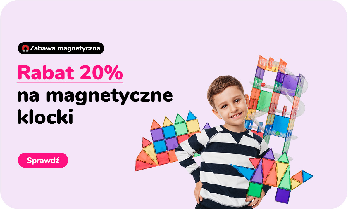 Rabat 20% na magnetyczne klocki