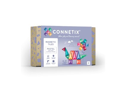 Connetix Tiles - Magnetyczne Klocki Pastelowe Mini 32 sztuki
