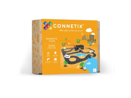 Connetix Tiles - Magnetyczne Klocki Droga 48 szt.