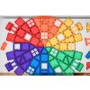 Connetix Tiles - Magnetyczne Klocki Tęczowe XL 102 szt.