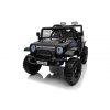 Autko na akumulator OFF ROAD EXTREME 4x4 czarne 24V | 200W | 50 kg | EVA | LED | 2,4Ghz | ECO skóra