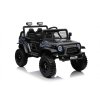 Autko na akumulator OFF ROAD EXTREME 4x4 czarne 24V | 200W | 50 kg | EVA | LED | 2,4Ghz | ECO skóra