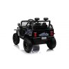 Autko na akumulator OFF ROAD EXTREME 4x4 czarne 24V | 200W | 50 kg | EVA | LED | 2,4Ghz | ECO skóra