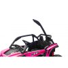Autko na akumulator Buggy UTV KCK 4x4 różowe 24V | 800W | 50 kg | EVA | LED | 2,4Ghz | ECO skóra