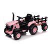 227361 10 detsky elektricky traktor s vleckou 12v 7ah ruzovy