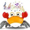 201435 interaktivni prchajici krab s melodiemi oranzovy