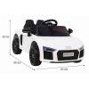 202143 8 detske elektricke auticko audi r8 spyder bile